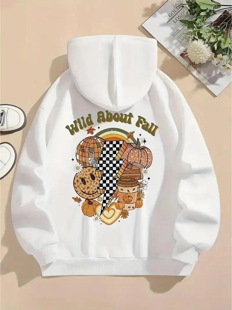 2025 Cross-border Halloween Printed Hooded Sweatshirt - Loose Casual Fit