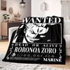 Roronoa Zoro Print Blanket Warm Comfortable Flannel Blanket Suitable for Bedrooms,Sofas, Beds,Chairs,Travel -QIAO125