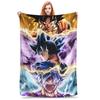 Dragon Ball Z Flannel Throw Blankets Japan Cartoon Blanket for Bedding Car Super Warm Bedspread