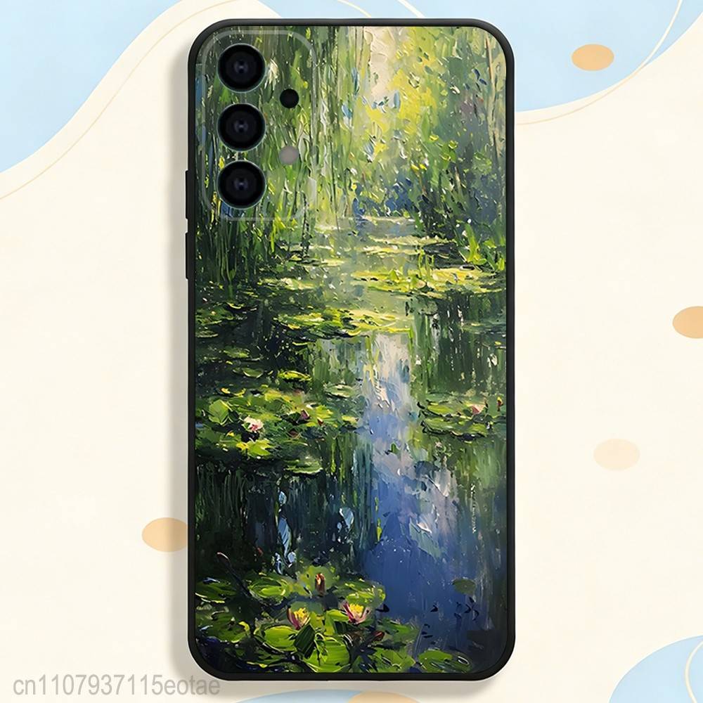 

Claude M-Monet Paintings Phone Case for Samsung S series s21 s22 s23 s24 s25 S26 FE Plus Ultra TPU Soft to Skin-friendly case SamsungS20lite