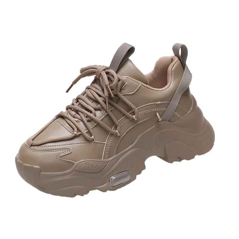 Damenschuhe in großen Größen 41-43 Sommer Neuheit super angesagte Dad Shoes für dicke Füße, breite Füße, dicke Sohle, atmungsaktive Sportschuhe