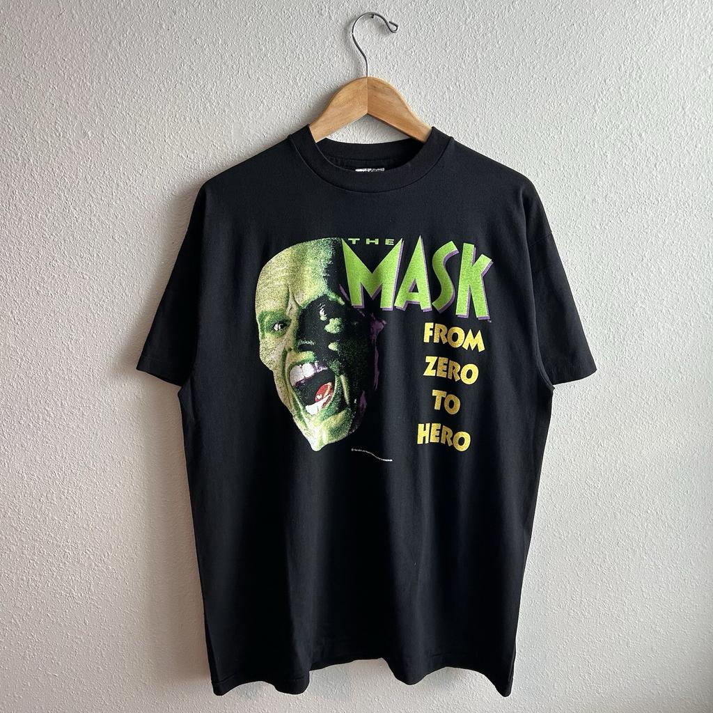 The Mask Movie Rare Vintage REPRINT Single Stitch T-shirt Tultex Tag XL