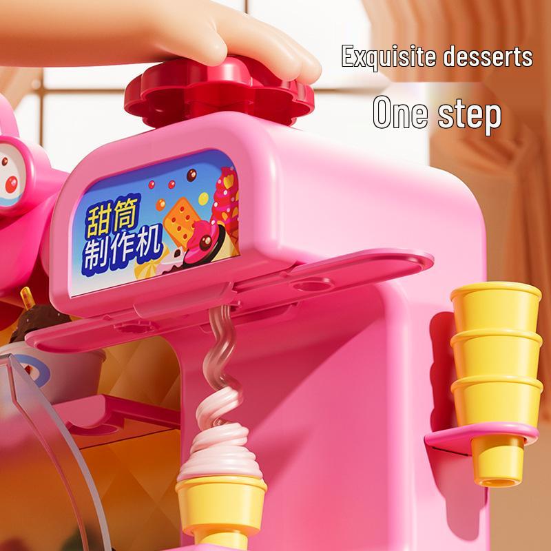 Princess Ice Cream Pretend Play Set for Girls Ages 3-6: Birthday Gift for Little Influencers