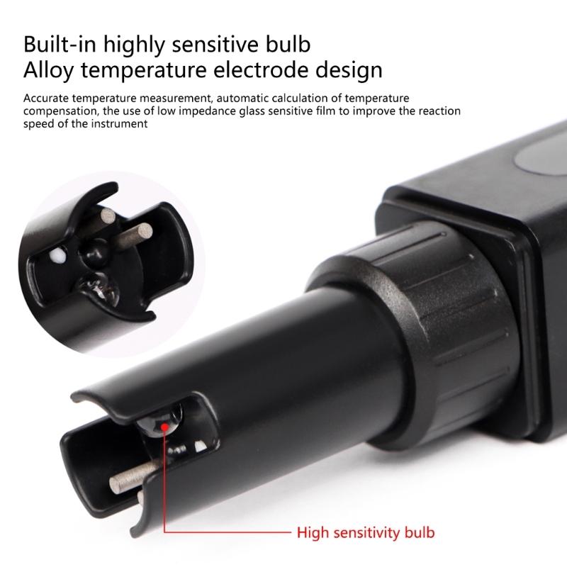 Multifunction Water Test Tool    Salinity Temperature Meter LCD Display Water Analysis Tool for Lab & Shower