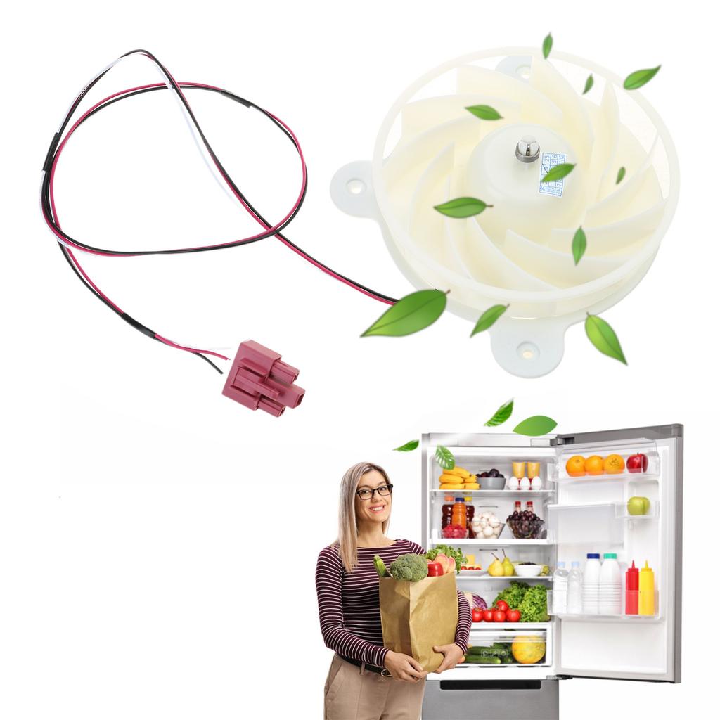 For ZWF-30-3 Kjøleskap Viftemotor Kjøling Vifte Kjøleskap Viftemotor ZWF-30-3 DC12V 2.5W for Kjøleskap