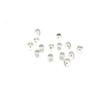 50Pcs 1.5-5mm Stainless Steel Square Big Hole Bead Cube Spacer Loose Beads for DIY Necklace Bracelet Jewelry Making Accessories
