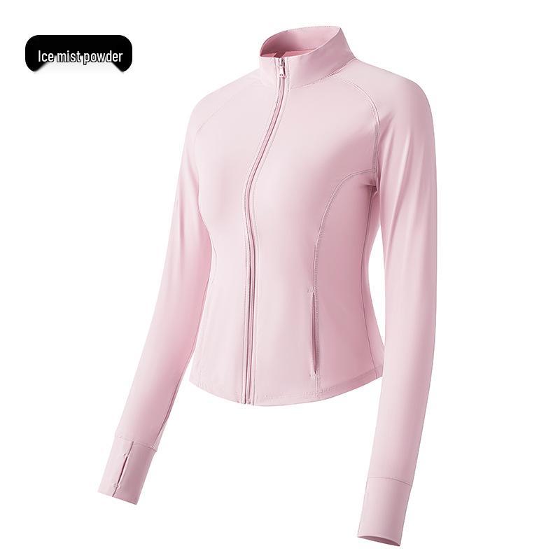 Women's Stand-Up Collar UV Protection Yoga Jacket