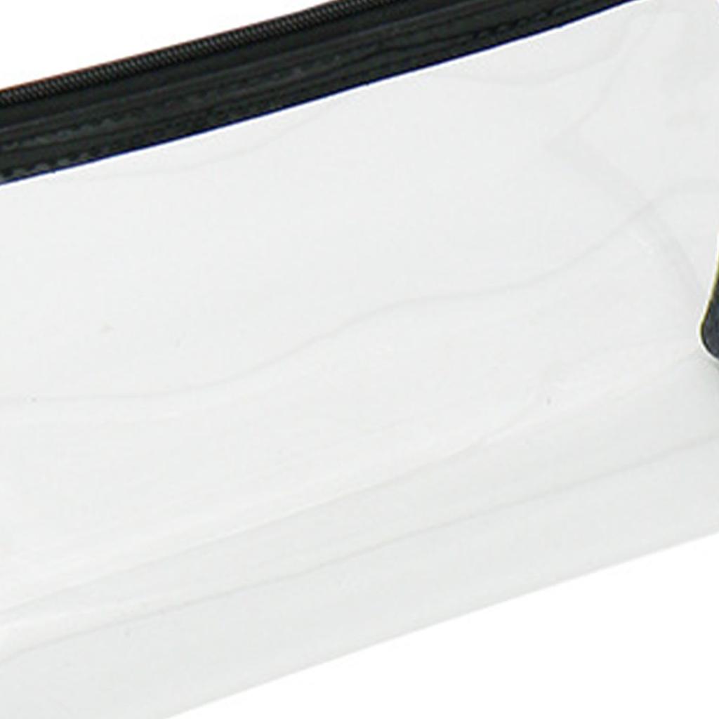 Husa transparenta pentru creion de mare capacitate, impermeabila, portabila, minimalista, transparenta, din PVC