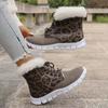Women Ankle Boots Winter Comfortable Warm Fluffy Boots Lace Up Soft Sole Platform Shoes Women Non Slip Thick Plush Snow Boots