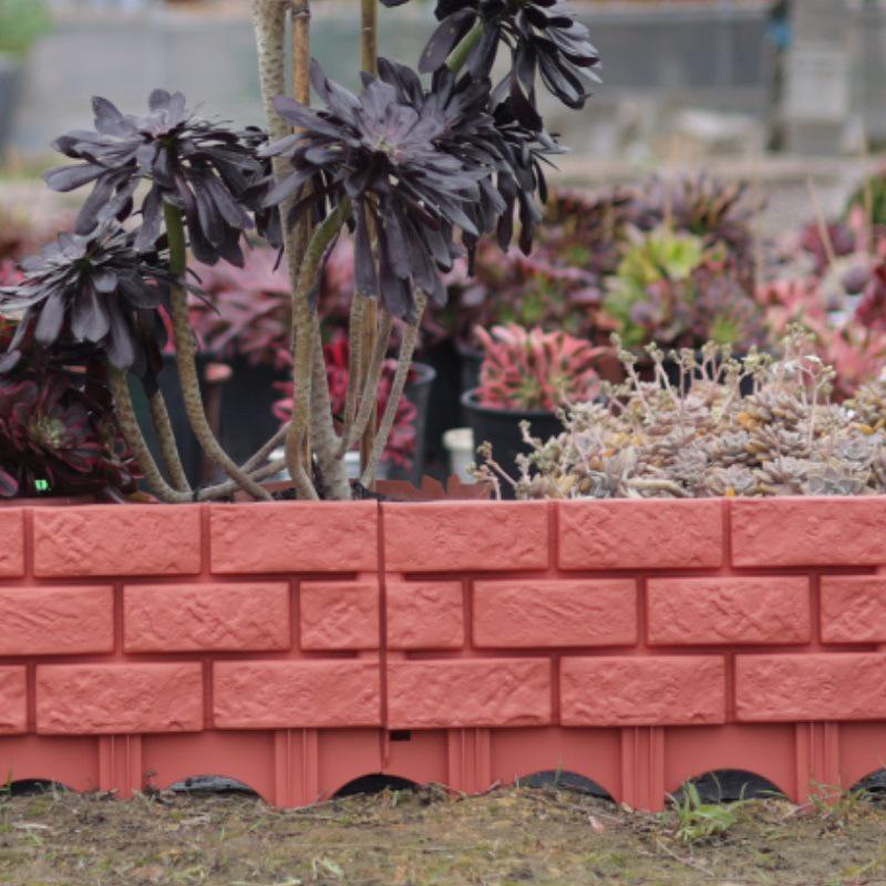 Special Offer: Stone Pattern Fence Garden Lawn Barrier for Courtyard Decor
