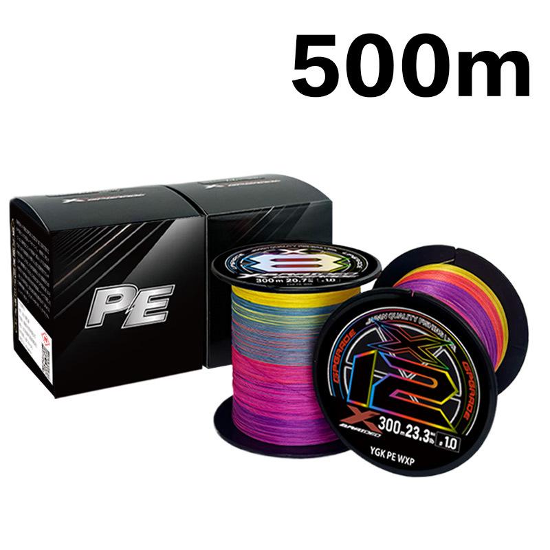 Premium 8-Strand PE Line, 10 Meters, Single Color, Japanese Raw Silk Alternative, YGK 12-Strand Sea Fishing Main Lure Line