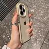 For iPhone 16 Pro Max Luxury Transparent Color Frame Phone Case For iPhone 15 14 13 12 11 Pro Max X Xs Xr Soft Protective Cover