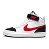 Court Borough Mid 2 GS White University Red Kids Sneakers Black CD7782-110