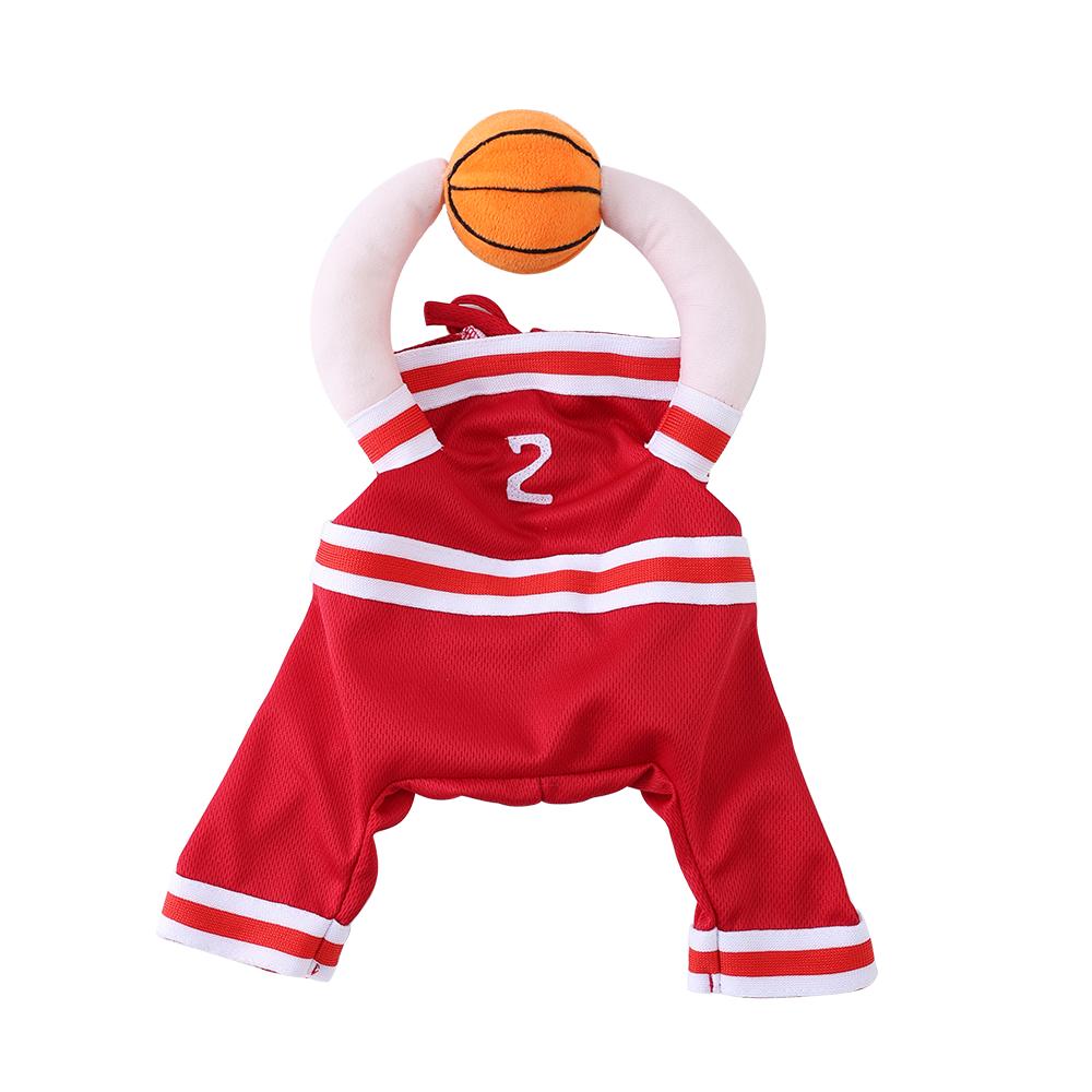 

Halloween Dog Cosplay Costumes for Small Medium Big Dogs Cats Funny Dress Up Sports Clothes Beagle French Bulldog Pet Outfits XS красный