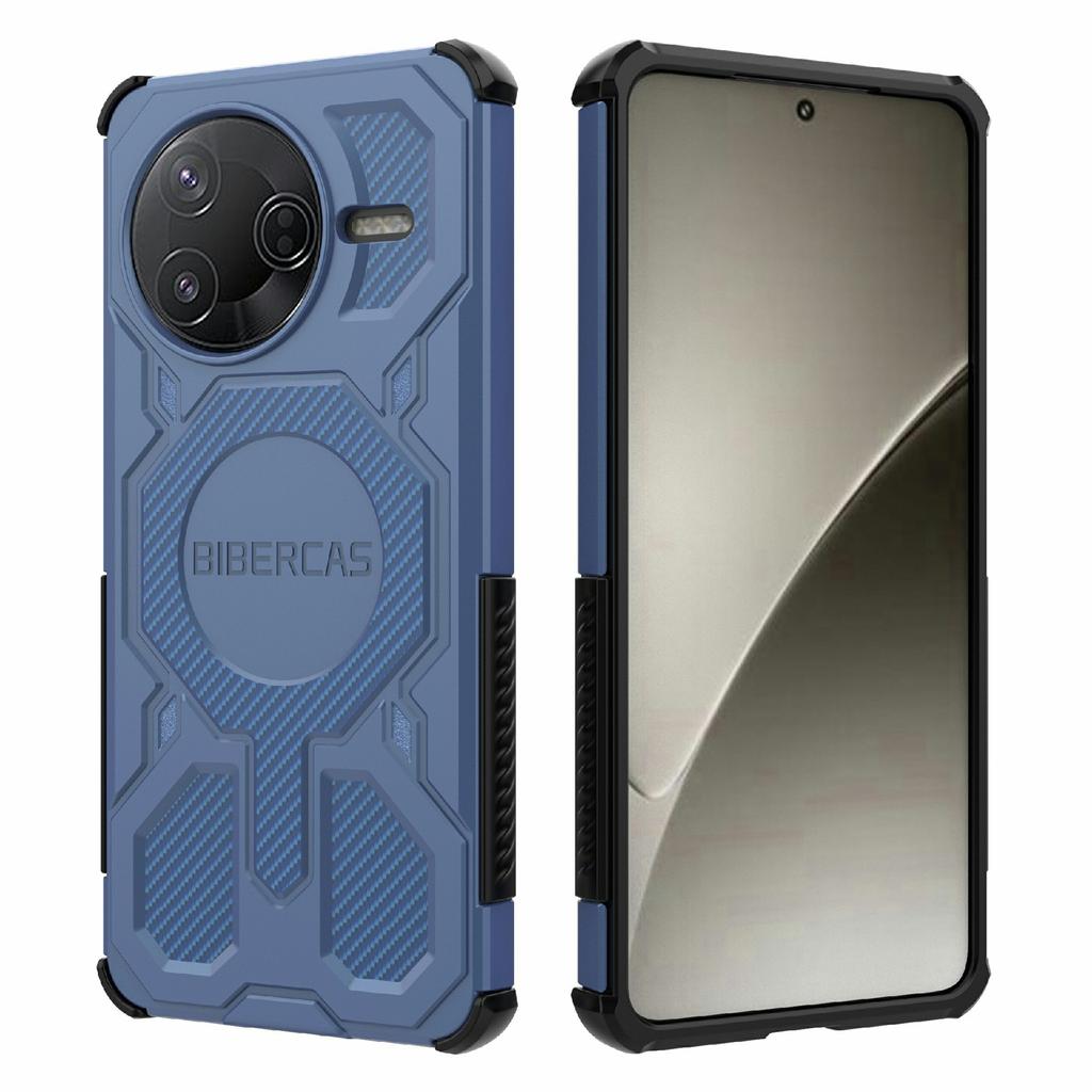BIBERCAS J-16 Series For Xiaomi Redmi K80 5G/Poco F7 Pro 5G Case Compatible with MagSafe Anti Drop TPU+PC Phone Cover