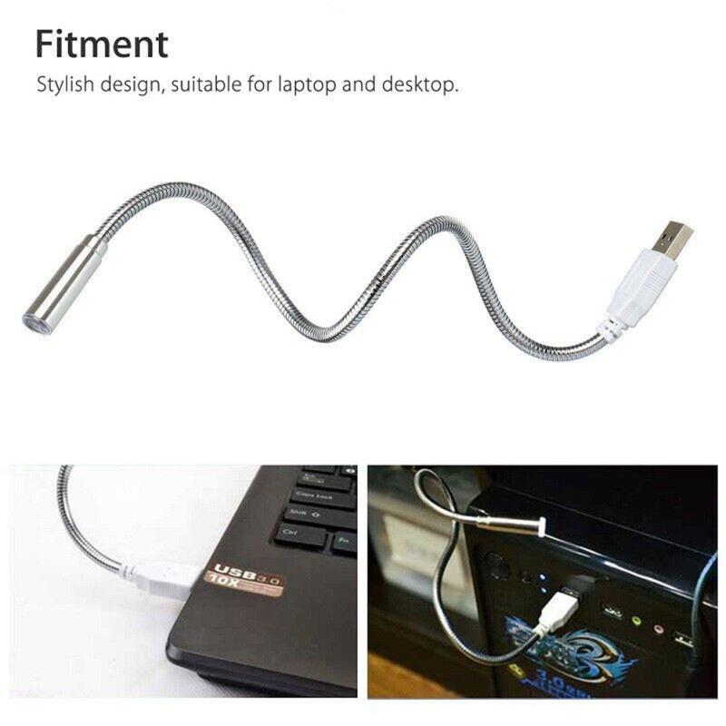 Metal Usb Led Night Light Convenient 360 Degree Rotation Lightweight Portable High-brightness Desk