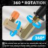 Grease Tool Control Valve High Pressure Grease Pump Head Control Handle Valve Aluminum Alloy Spinner2025