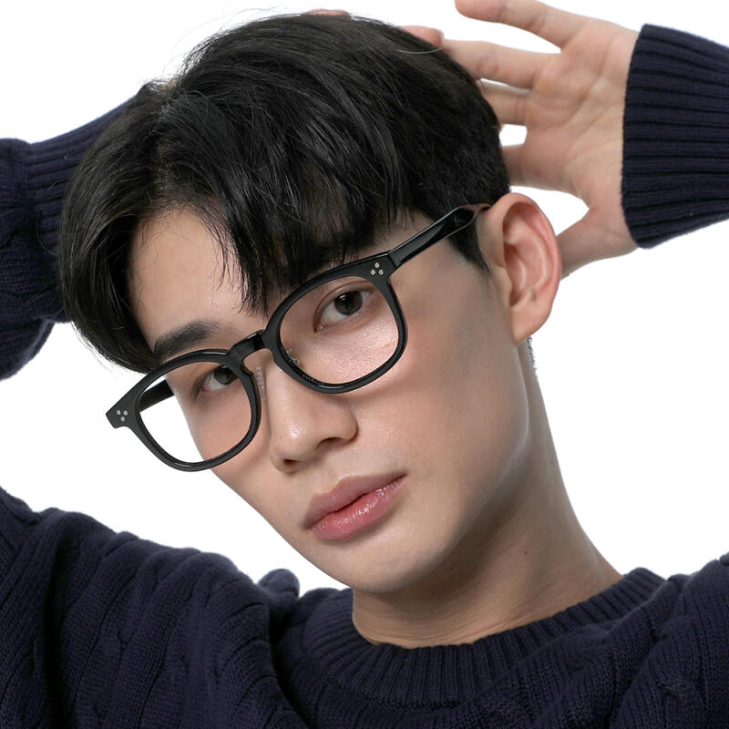 SBKA Solar-C01 Horn-Rimmed Glasses (Blue Light Blocking)