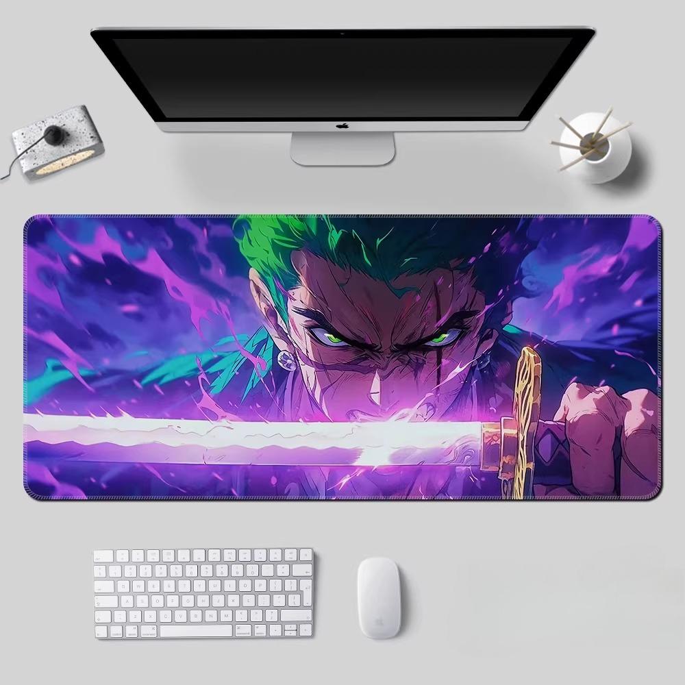 High Definition ONE PIECE Mouse Pad Oversize Boy Hot Blood Animation E-sports Keyboard Pad  Monkey D. Luffy Roronoa Zoro Computer Table Mat Animation