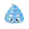 Cartoon Poop Fidget Toy Stress Relief Glitter Prank Poo Squeeze Sensory Pinch Toy Kids Adults Soft Calming Stress Ball Toy