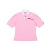 ONOFF Women Half Zip Puff Sleeve T shirT Of9013la Pink