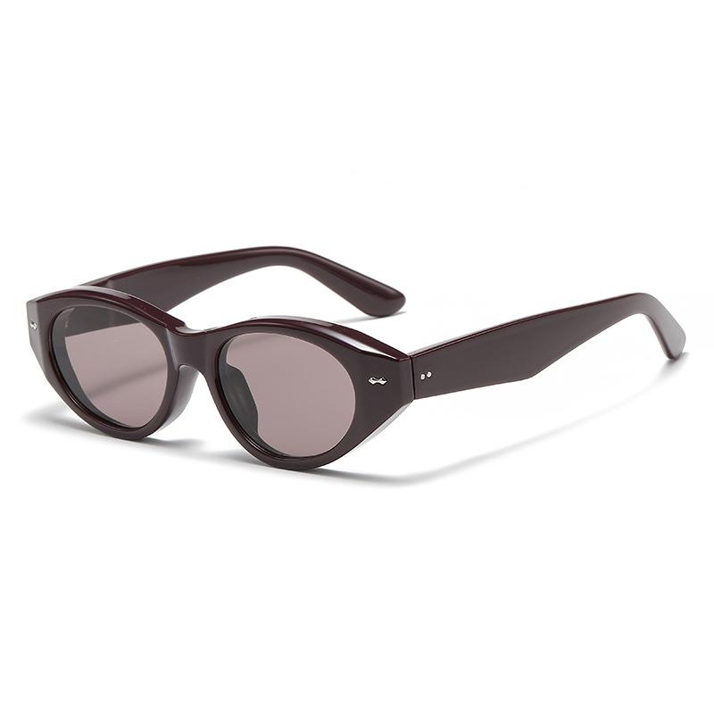 Trendy glasses, simple and versatile sunglasses, cat-eye retro sunglasses