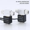 Valvola Solenoide A25F-CO2 12V Per Acquario Controllo Automatico Regolatore a Doppia Testa Impermeabile Bassa Temperatura Per Acquario