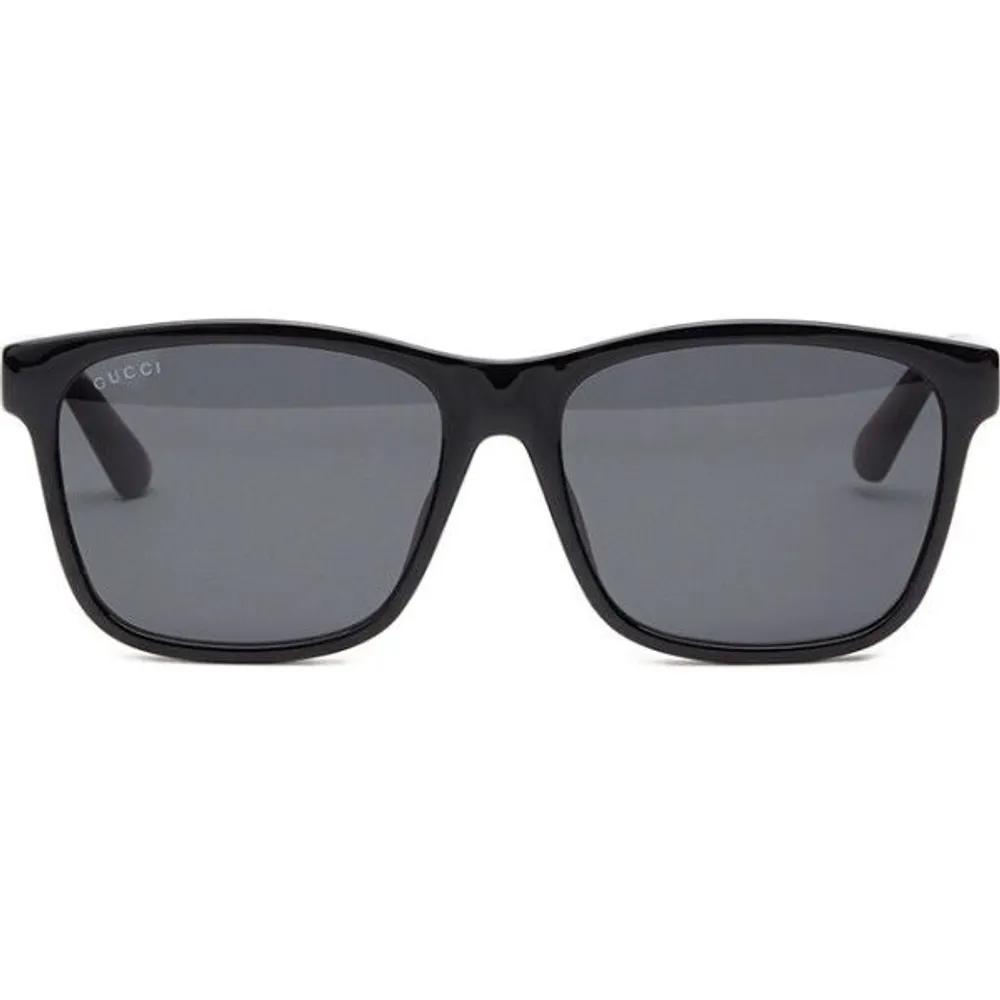 Gucci Sunglasses GG0746SA 001 Men's & Women's Fashion Horn-rimmed Black