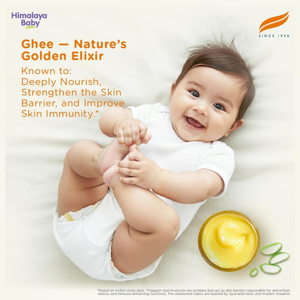 Himalaya Baby Rash Relief Cream 20gm With Cow Ghee And Aloe Vera For Sensitive Skin Protection