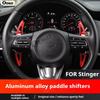 For Kia Stinger Car Interior  Accessories Aluminum Alloy Car Steering Wheel Gear Shifters Paddle Shift Extension