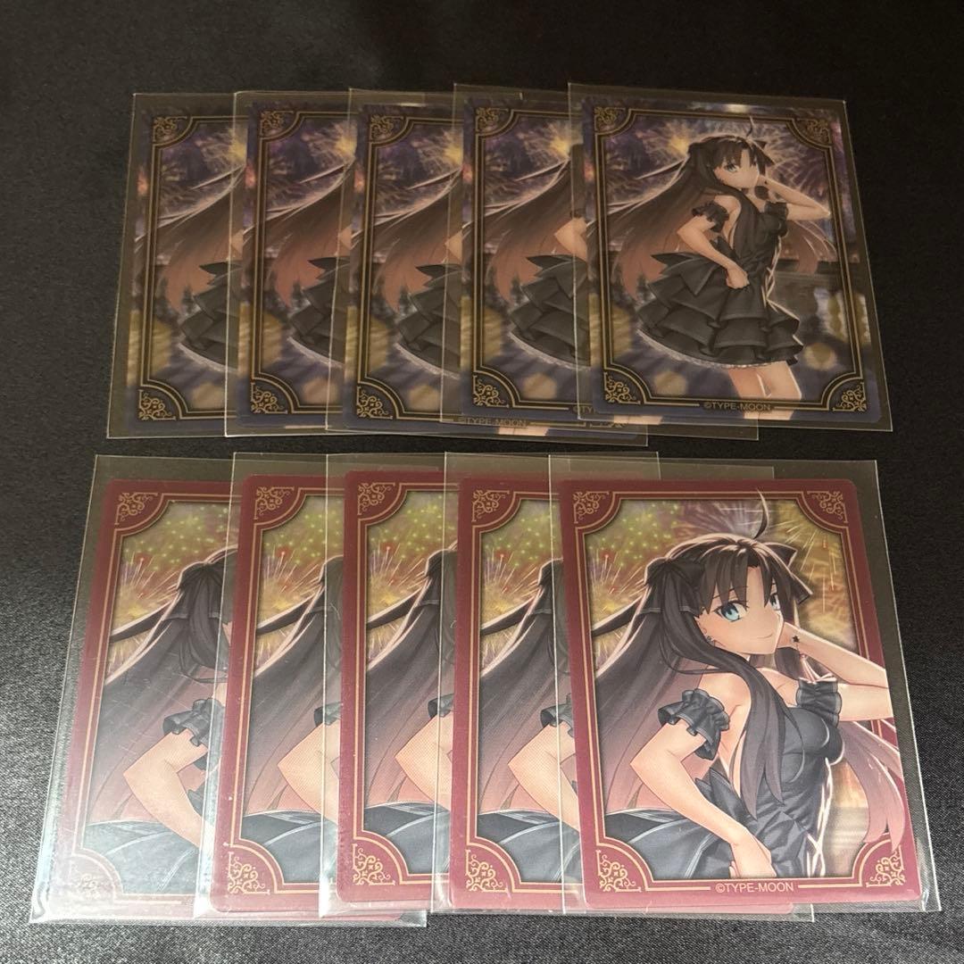 Fate 20th Clear Card Rin Tohsaka 10 pieces sold in bulk
