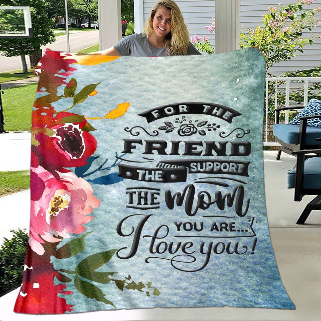 Para Minha Mãe Mamãe Série de Presentes Carta Cobertor, Manta Macia para Casa Quarto Cama Sofá Piquenique Viagem Escritório Cobertor de Cobertura Crianças