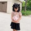 Unique Cats Pattern Shoulder Bag For Children Compact Size Adjustable Strap Crossbody Bags Girls Fashionable Mini Purse