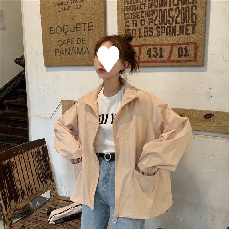 2021 Women's Korean Style Retro Long Sleeve Sun Protection Jacket