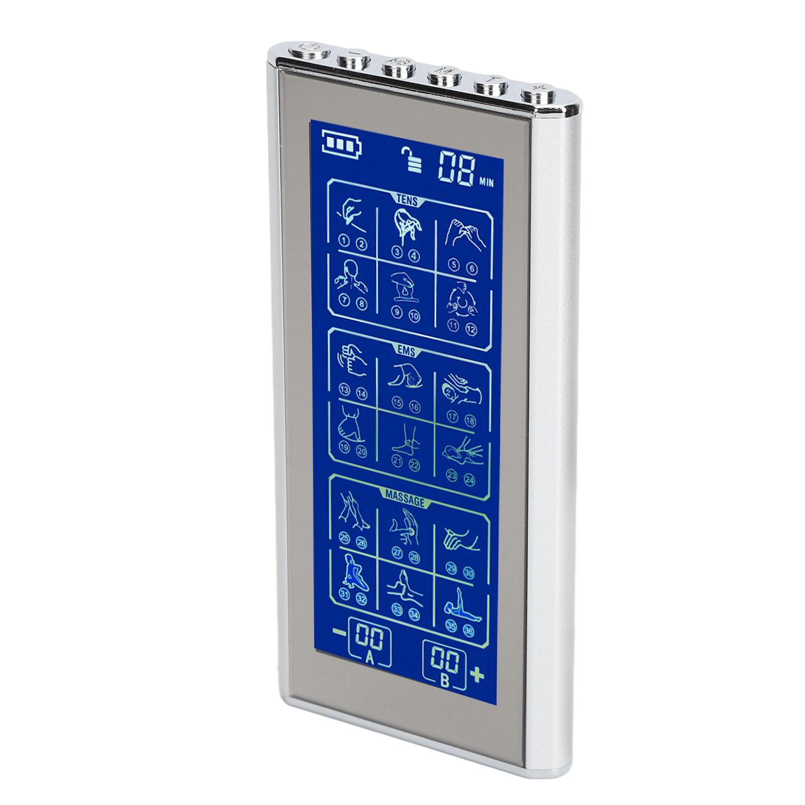 

Tens Unit Muscle Massager 36 режимов 10 уровней интенсивности Электронный импульсный массажер для поясницы и шеи