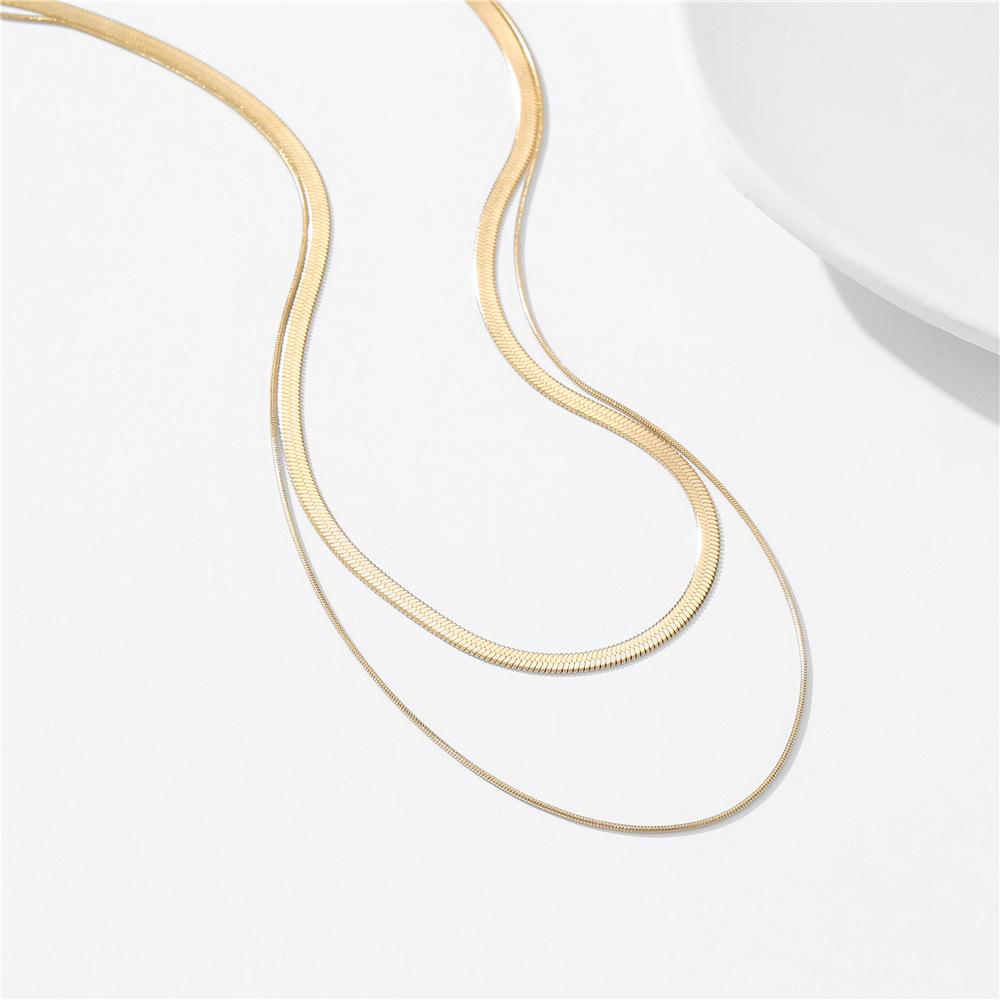 Schlangenkette Nischen-Vielseitige Halskette Damen-Premium-Schlüsselbein-Kette