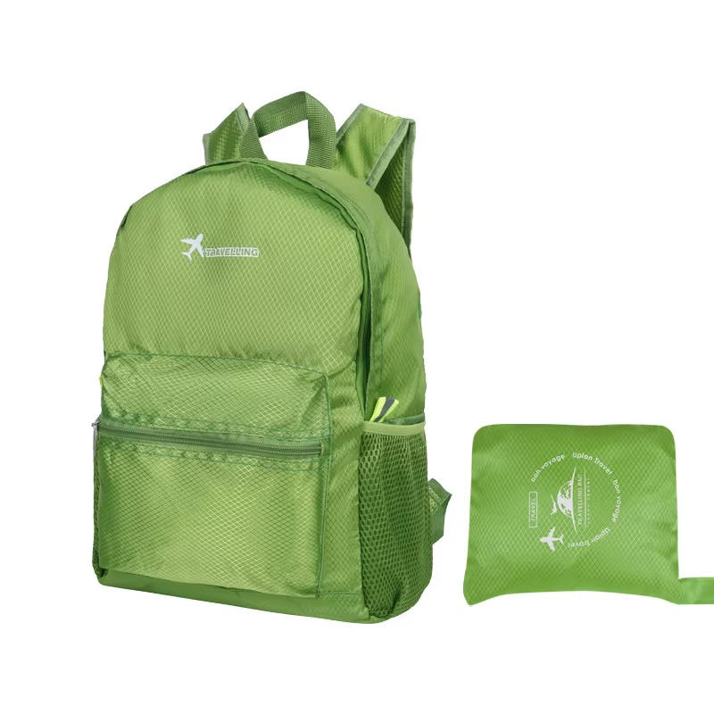 

Lightweight Folding Backpack Men s Ultralight Waterproof Backpack Women s Outdoor Travel Camping Hiking Cycling Backpack зелений