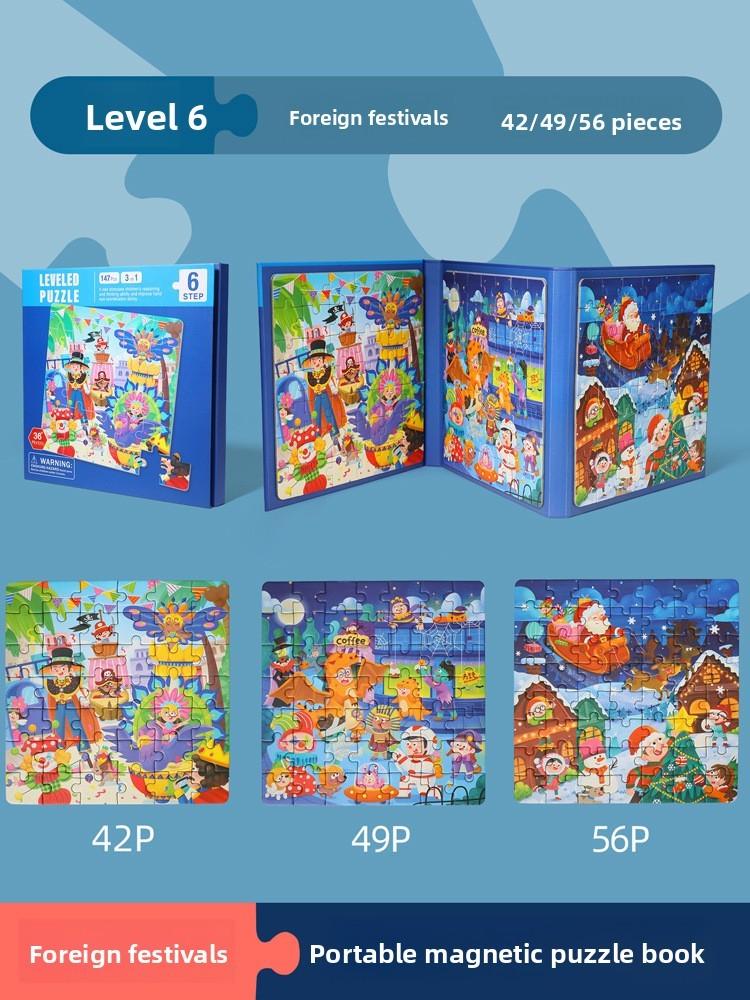 Wooden Animal Traffic Puzzle For Kids Educational Brain Teaser For Early Learners