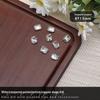 Nail Art Rhinestones: Transparent Pointed Hearts, Axe Heads, Square Rock Candy - Super Shiny Press-on Decorations