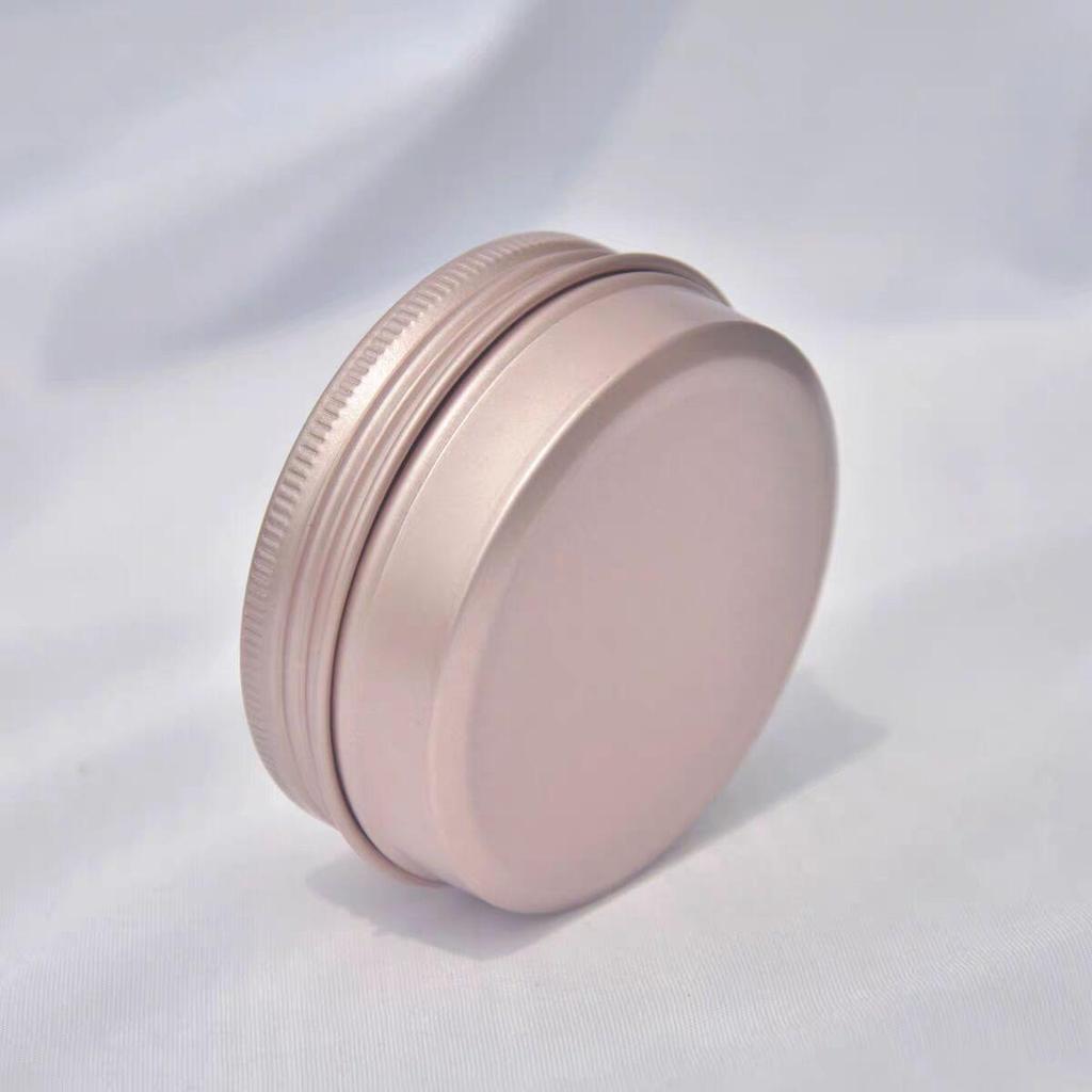 50Pcs Rose Gold Color 60ml Cosmetic Jar 60g Cream Jar 60ml Aluminum Jar 60g Aluminum Tin Container
