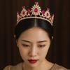 Multicolor Bridal Crown Luxury Queen Princess Tiara Baroque Pageant Crown  Hair Dress Accessories