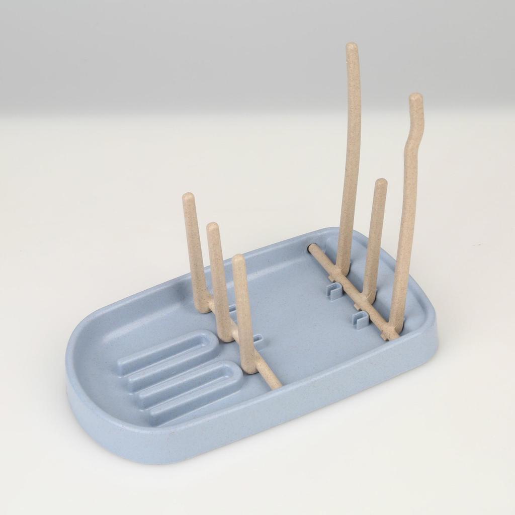 Wheat Straw Baby Bottle & Nipple Drying Rack Cup Holder