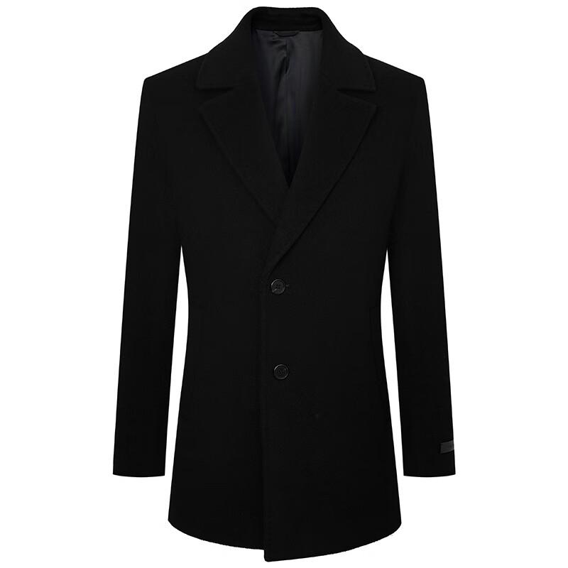 Baoxiniao Men's Business Casual Short Wool Coat