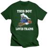 This Boy Loves Train Driver Lover T Shirts Graphic Cotton Streetwear Short Sleeve Birthday Gifts Summer Style T-shirt Men