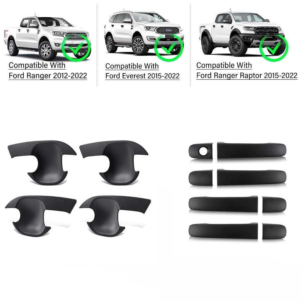 Door Handles Bowl erts Cover Protector Door Handle Cover for Ford Ranger 2012- T6 T7 SPORT XL XLT XLS  Wildtrak Limited