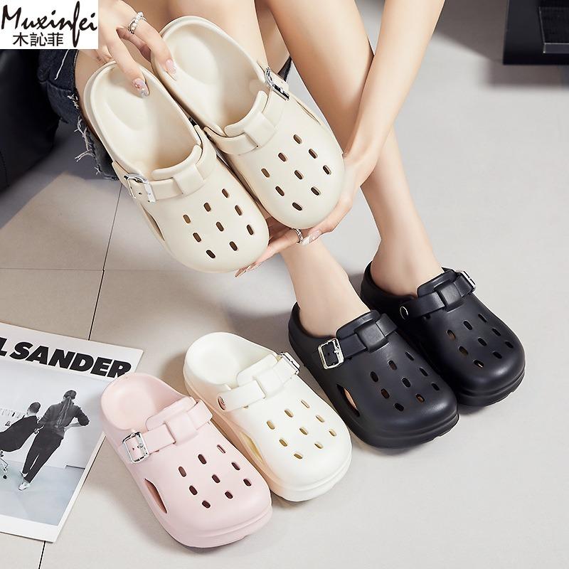 Fashion New Summer EVA Cave Shoes for Women's Fashion Outerwear Cool Slippers Flat Lightweight Women's Slippers Free Shippiing Shoes