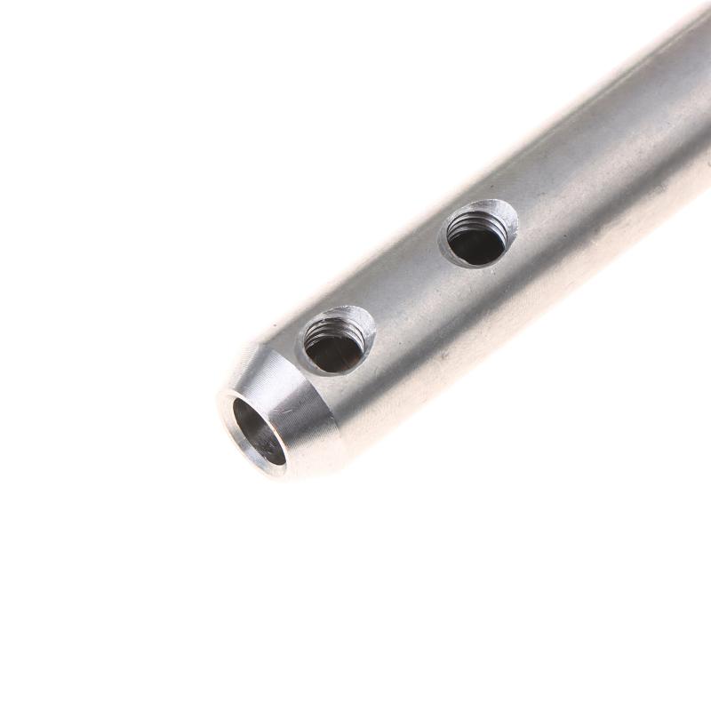 2Pcs Stainless Threaded Stud Tension End Fitting Toggle Anchor Terminal With Hexagon Bolt For 2-8Mm Wire Rope Cable Railing