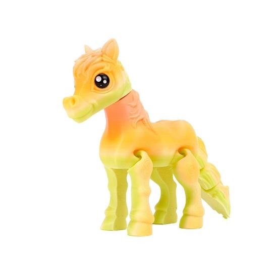 3D Printed Horse Ornament Articulated Horse Winged Unicorn Toy Flexible Animal Fidget Toy with Movable Joints for Home Office Stress Relief Desktop
