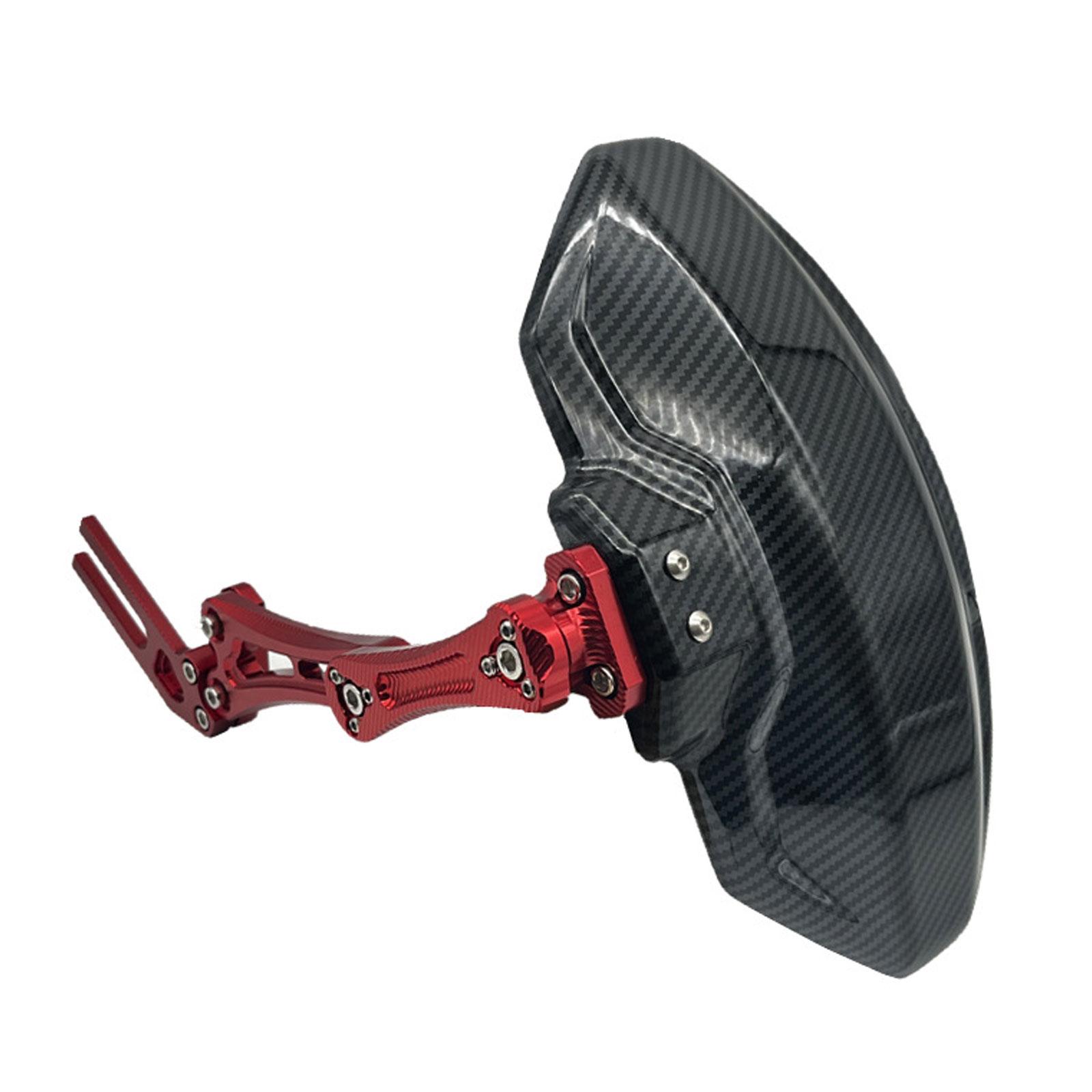 

Заднее крыло мотоцикла с ЧПУ, алюминиевый задний брызговик для мотоцикла, пластиковый брызговик из углеродного волокна с принтом для YAMAHA SUSUKI красный