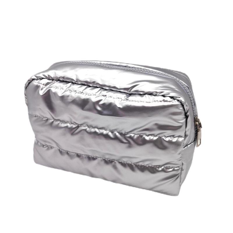 New Solid Color Waterproof Cosmetic Bag Women Portable Wash Storage Bag Makeup Gift Bag Makeup Pouch Travel Cosmetic Organizer